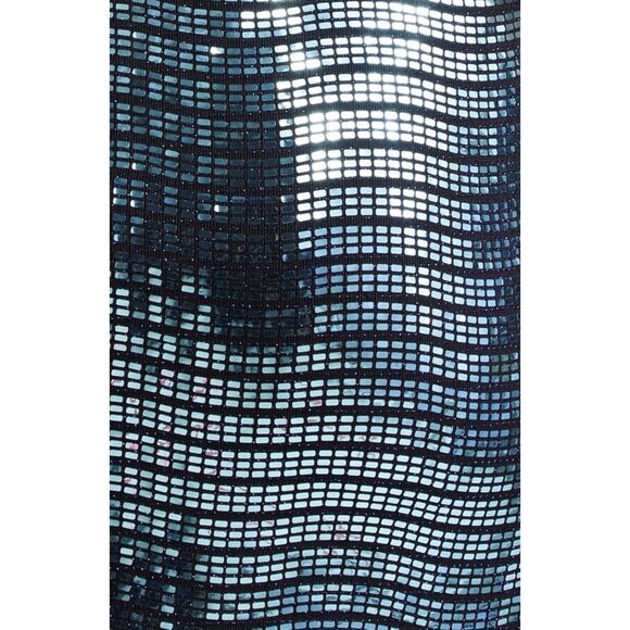 NWT Ramy Brook Black Label Daya Sequined Strapless Mini Dress in Navy Party Sz 0 - Picture 7 of 16